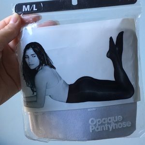 Ammerican apparel Opaque Pantyhose sz M/L